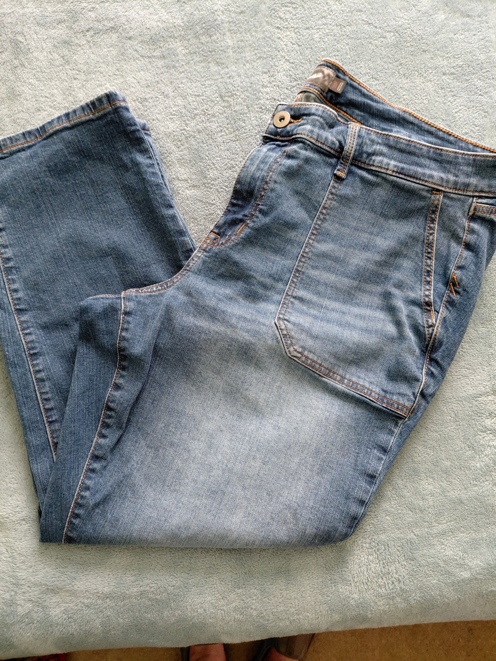torrid Washed Light Blue Straight-Leg Jeans